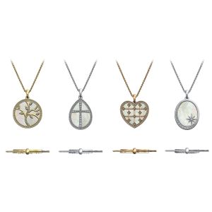 Mother-of-pearl Inlay Motifs Necklaces