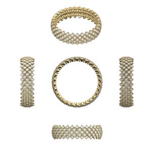 Dazzling Pave Stretch Bracelet