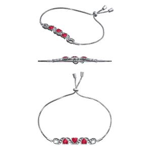 Valentine's Pull Cord Bracelet